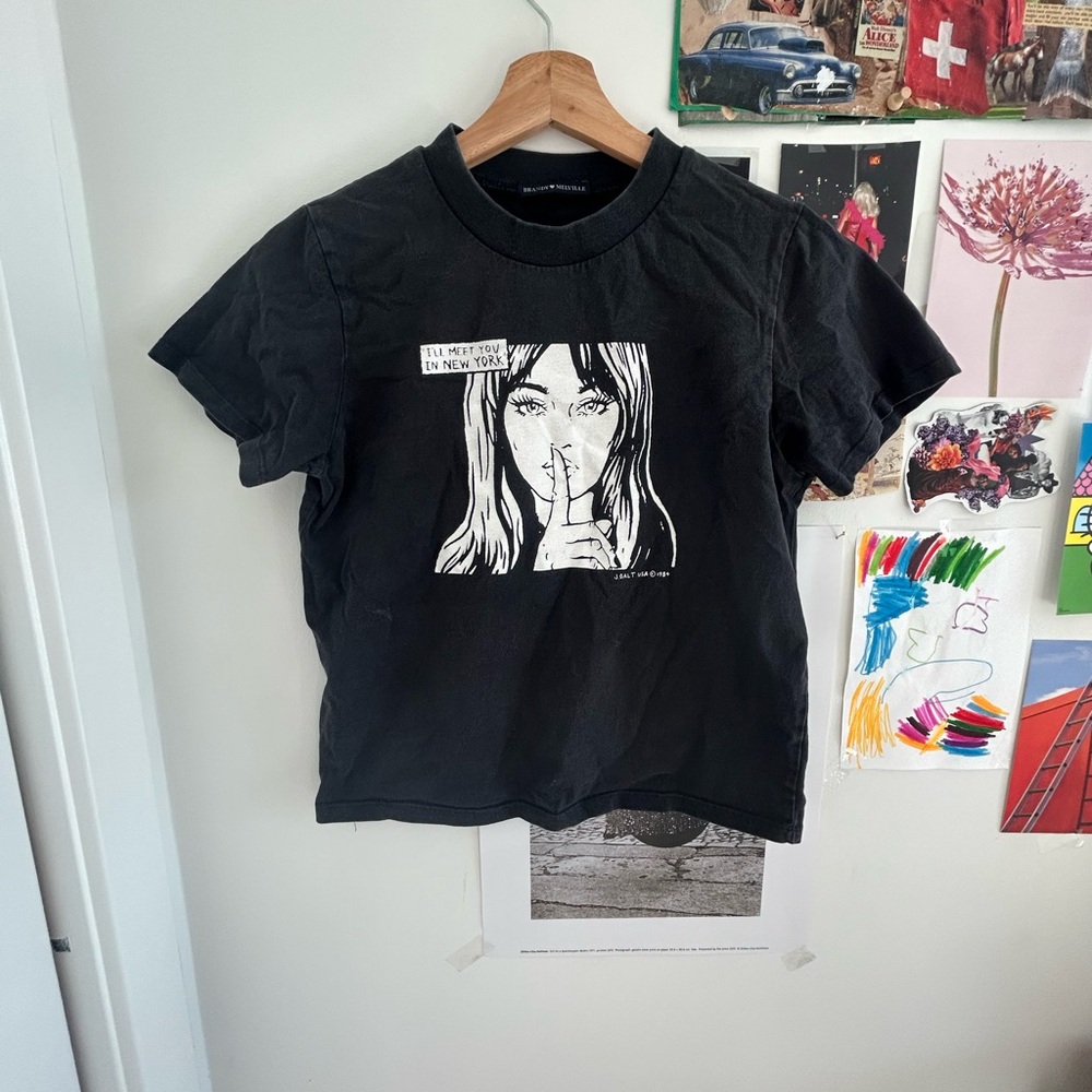 VINTAGE 2010’s Brandy Melville Iconic ‘Meet me in New York’ women’s Tshirt